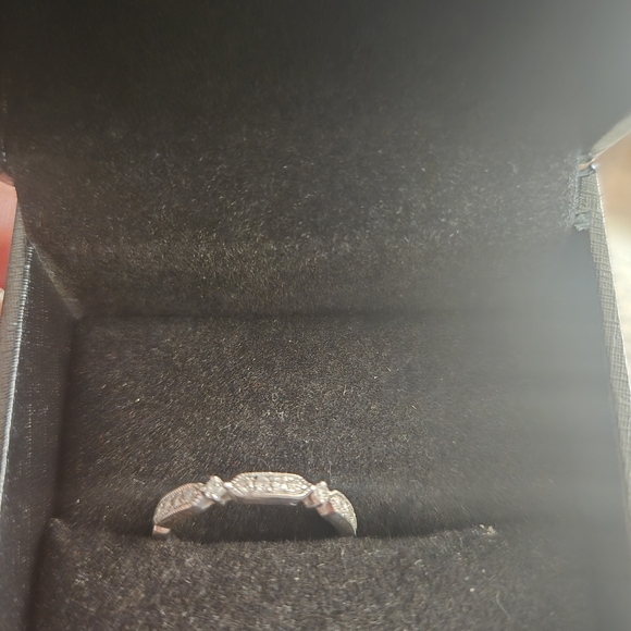 Zales White Gold Diamond Accent Ring - Picture 2 of 6